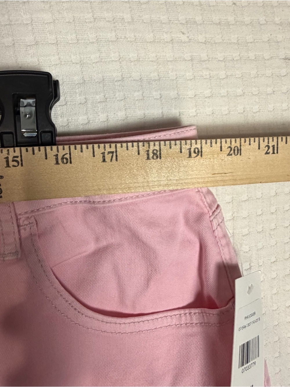 NEW Fashion To Figure FTF Pink Jogger Jeans Denim Size 18 Casual Barbiecore - Picture 9 of 11